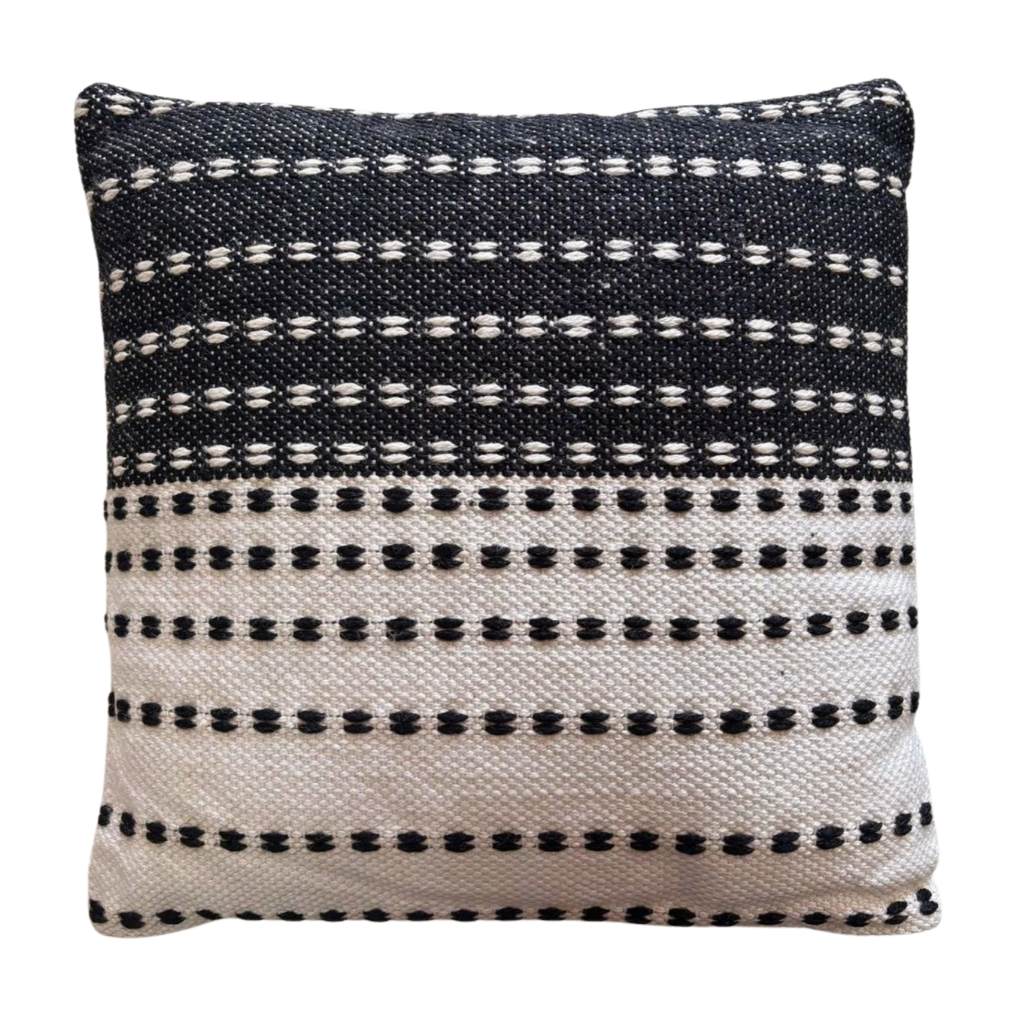 Handwoven Striped Cushion